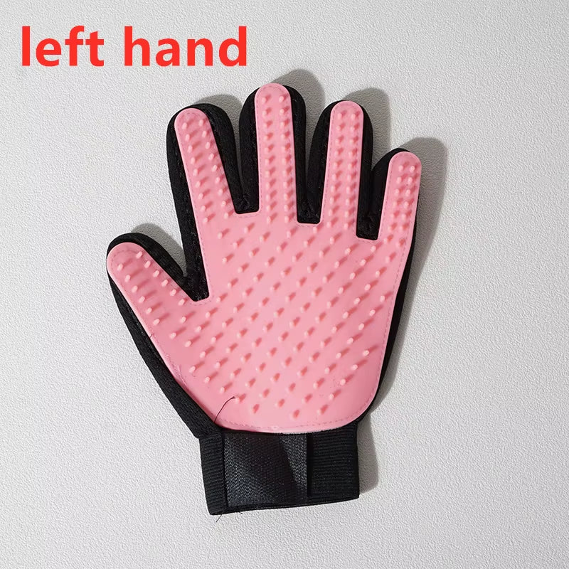 Professional Pet Grooming Glove for Cats and Dogs - Deshedding Brush and Massage Tool for Effective Hair Removal and Bathing