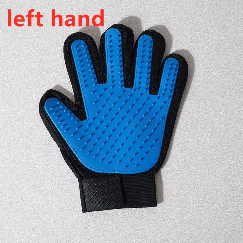 Professional Pet Grooming Glove for Cats and Dogs - Deshedding Brush and Massage Tool for Effective Hair Removal and Bathing