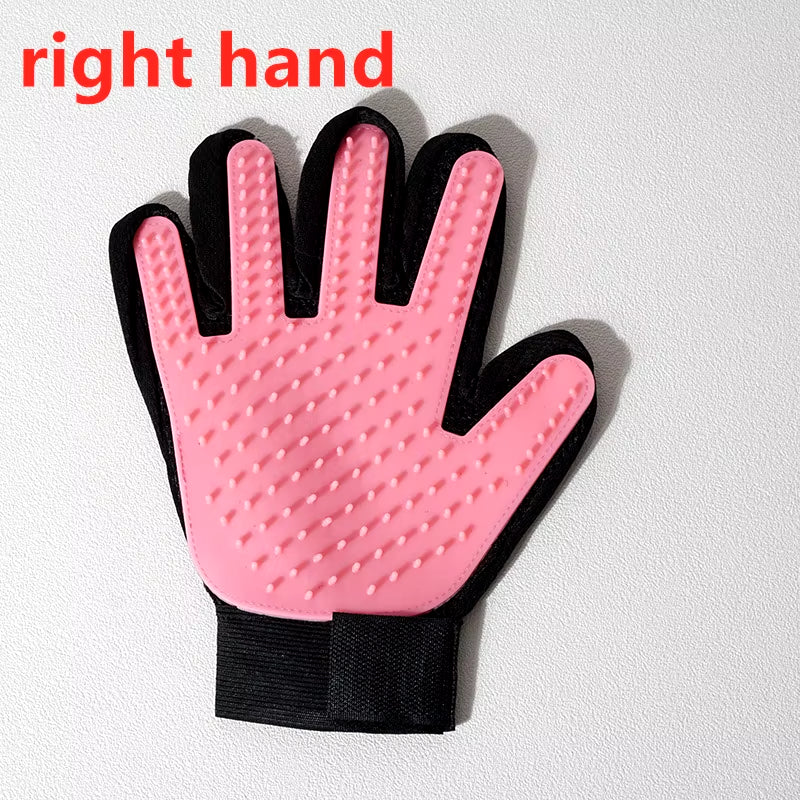 Professional Pet Grooming Glove for Cats and Dogs - Deshedding Brush and Massage Tool for Effective Hair Removal and Bathing