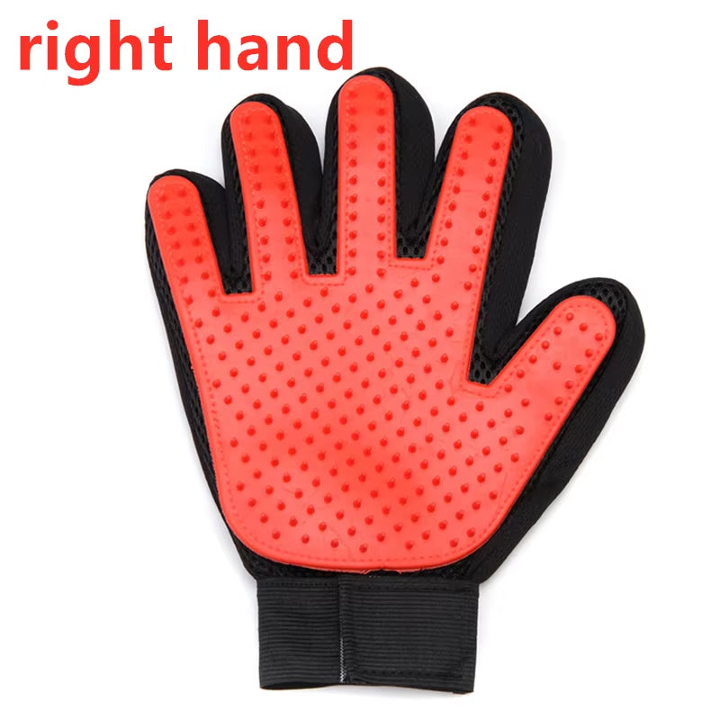 Professional Pet Grooming Glove for Cats and Dogs - Deshedding Brush and Massage Tool for Effective Hair Removal and Bathing