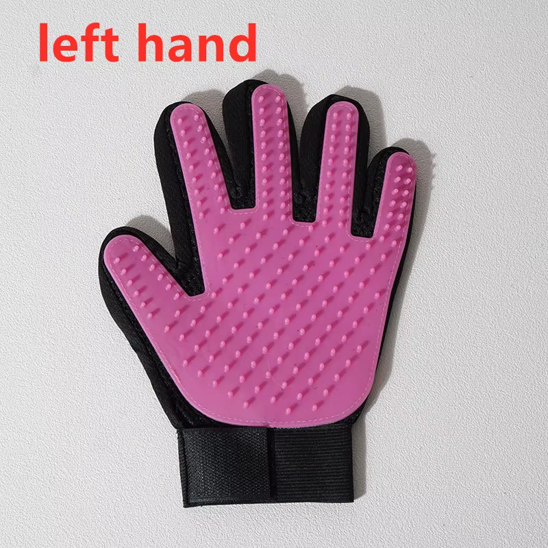 Professional Pet Grooming Glove for Cats and Dogs - Deshedding Brush and Massage Tool for Effective Hair Removal and Bathing