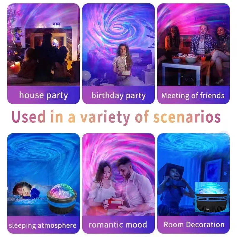 Illuminate Your Space with the LED Galaxy Projector - Create a Stunning Starry Sky for Any Occasion!
