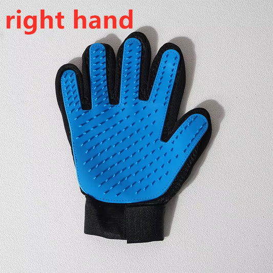 Professional Pet Grooming Glove for Cats and Dogs - Deshedding Brush and Massage Tool for Effective Hair Removal and Bathing